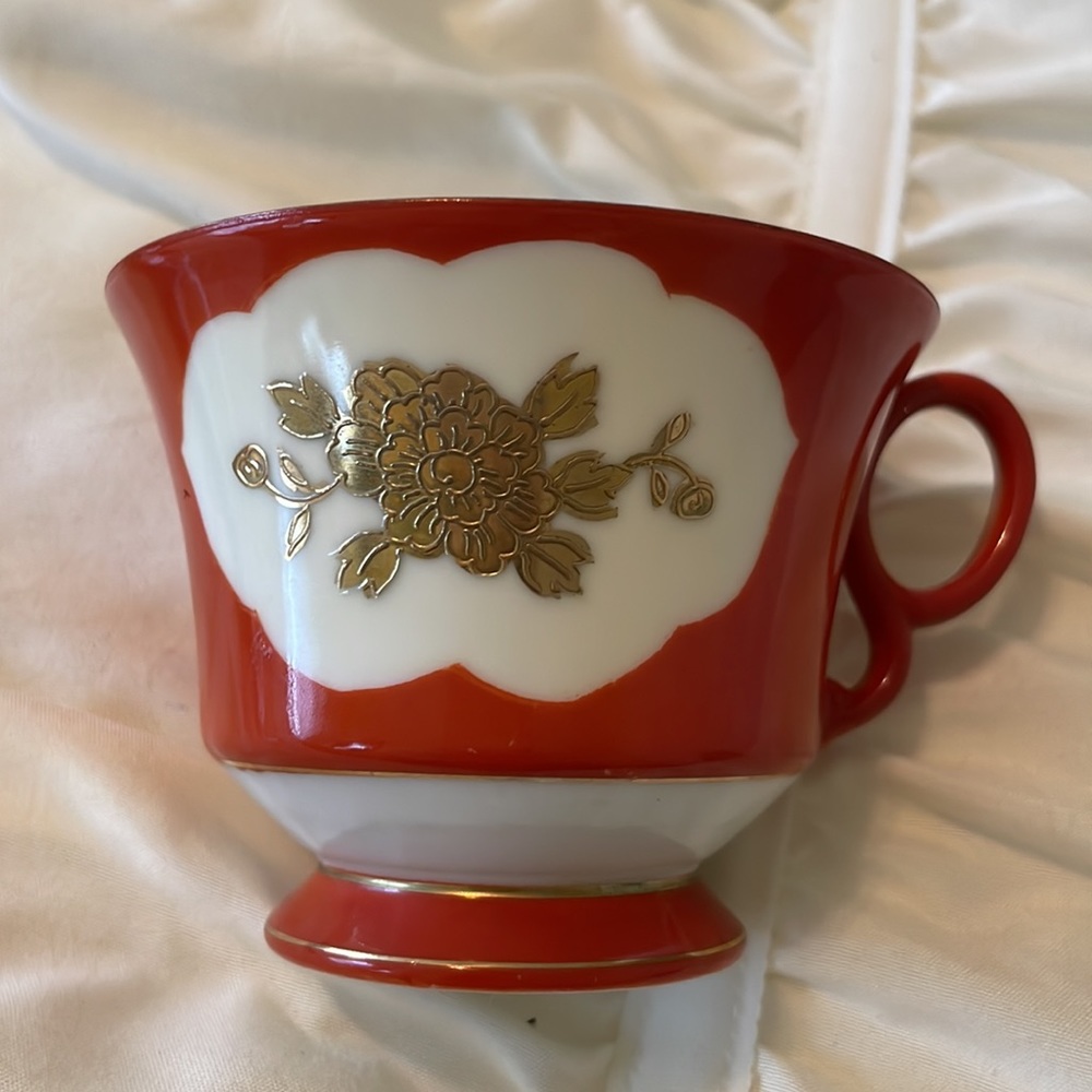 Antique Unique Cup & Saucer Set - Picture 3 of 8